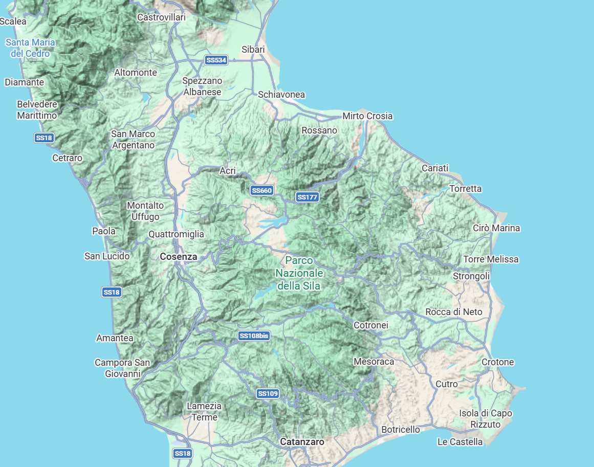 Il territorio dei nostri tour: Corigliano-Rossano, la Sila e la costa ionica